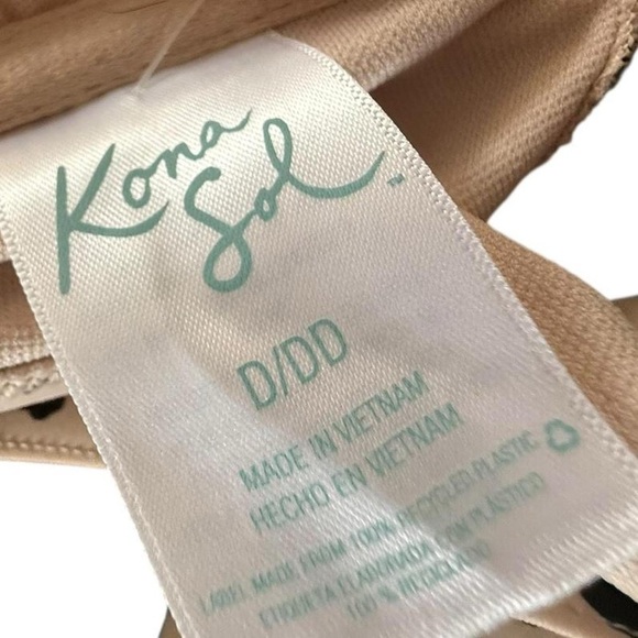 Kona Sol Tan Bralette with Ruffle Straps - Picture 3 of 3